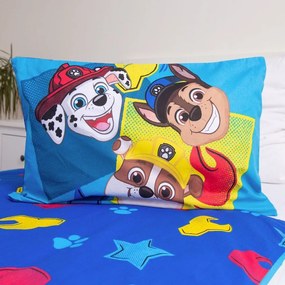 Set copripiumino e federa da bambini blu in cotone per culla 100x135 cm Paw Patrol "Pawsome days ahead" – Jerry Fabrics