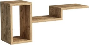 Mensola Sospesa Design Moderno 78x20x33 Berry Rovere