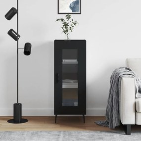 Credenza Nero 34,5x34x90 Cm İn Legno Multistrato /