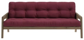 Divano letto rosso 204 cm Grab - Karup Design