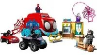 Lego marvel 10791 quartier generale mobile del team spidey, giochi per bambini 4+, serie spidey e i suoi fantastici amici