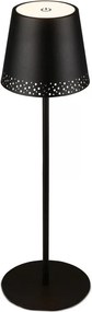 Brilo - Lampada da tavolo ricaricabile LED a sfioramento KIKI LED/2,6W/5V IP44 2600 mAh nera