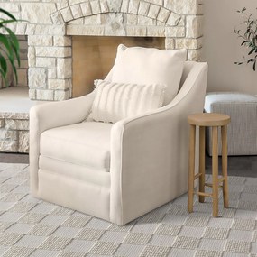 OVIEDO - tappeto in lana avorio con decoro