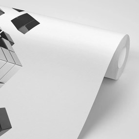 Carta da parati – Dado strategico in bianco e nero