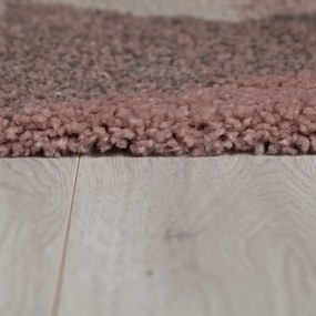 Tappeto rosa/grigio 60x230 cm Nuru - Flair Rugs