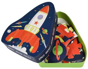 Puzzle 18 pezzi Space Age rocket - Rex London