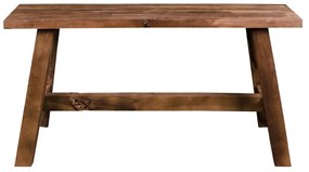 Panca da giardino marrone in legno massiccio Barcelona – House Nordic