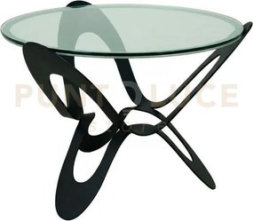 Tavolino moderno di design ninfa nero