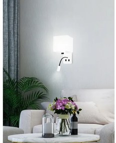 Applique LED MAGNUM 1xE27/40W/230V + LED/3W bianca