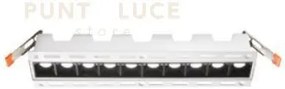 Sub big faretto da incasso 10 luci 20w 1660lm 4000k ip20 l.27,4cm