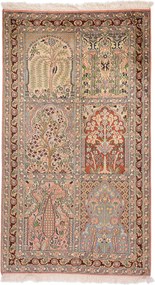 Cashmere Silk Tappeto orientale 80x140 (Indian) Annodato A Mano