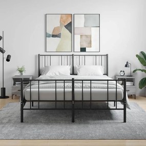 Comodini 2 Pz Grigio Sonoma 40x35x47,5 Cm İn Legno Multistrato /