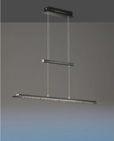 Lampadario con intensità regolabile nero in metallo Tenso – Fischer &amp; Honsel