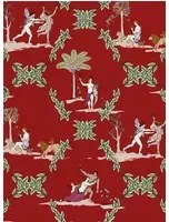 Coordonne Tapete Neo-Bucolic - Red
