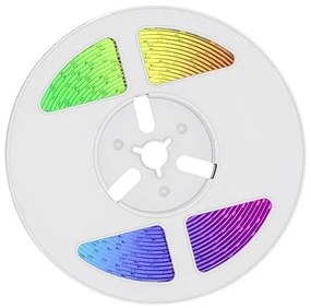 LED RGB Striscia solare dimmerabile LED/1,2W/3,7V IP67 5m