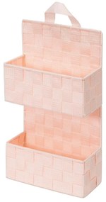 Cesto sospeso a due piani rosa chiaro Bristol - Compactor