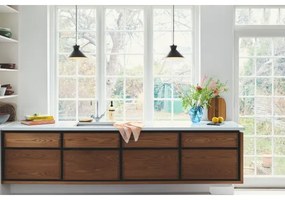 Nordlux - Lampadario a sospensione con filo DIAL 1xE27/40W/230V nero