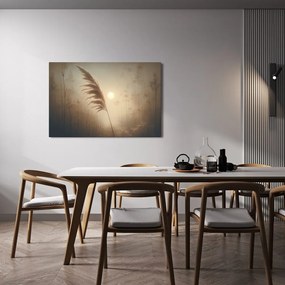 Quadro su tela – Canna in alba nebbiosa