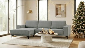 Divano angolare in grigio scuro (con penisola a sinistra) Copenhagen – Scandic