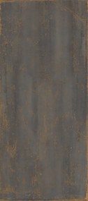 Piastrella da rivestimento interno ed esterno in gres porcellanato 120 x 280 cm rettificato antracite satinato Metal R10 traffico medio forte (pei 3/5) Sp. 6 mm 3.36 mq