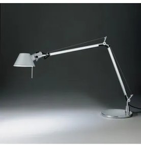 Artemide tolomeo tavolo alluminio lampadina attacco e27 con base diametro 230