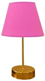Lampada da tavolo 1xE27/60W/230V rosa/rame