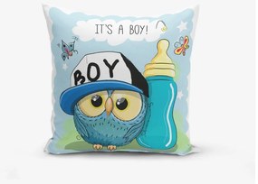 Federa da bambini 43x43 cm Boy Owl - Mila Home