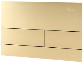 Pulsante per supporto set da incasso WC Rea T K011A-Q Gold Brush