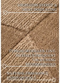 Passatoia beige in lana tessuta a mano 80x250 cm Ursule - Villeroy&amp;Boch