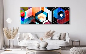 Quadro su tela – Geometria futuristica