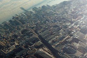 Quadro su tela – Vista sul centro incantevole di New York