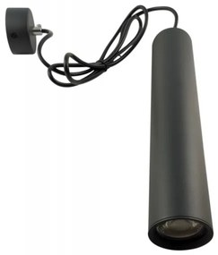 Lampadario a sospensione con filo KARADON 1xGU10/30W/230V 29 cm nero