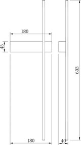 Zuma Line W4100-60BK - Applique da parete LED ARCO, 8W/230V, CCT, nero