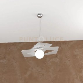 Wacky sospensione in metallo 45 cm 1 luce attacco e27 grigio