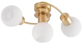 Ciala 3 Plafoniera Brass/Opal - Lindby