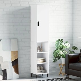 Credenza Bianca 34,5x34x180 Cm İn Legno Multistrato /