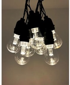 LED catena luminosa decorativa per esterni 10xLED/0,15W/230V 3,8 m IP44 nero