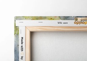 Quadro su tela – Re degli animali in acquerello