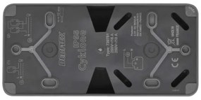 Interruttore alternante con presa 250V/16A IP55