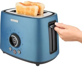 Sencor - Tostapane a due fessure con griglia riscaldante 1000 W/230 V blu