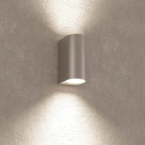 Applique da Esterno Bidirezione IP65 GU10 Stondata - Grigio
