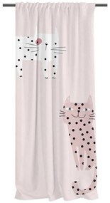 Tenda per bambini rosa 250x110 cm Meow Meow - Butter Kings