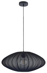 Lampadario a sospensione con filo KINU 1xE27/20W/230V diametro 50 cm nero