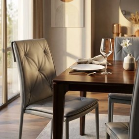 DELIA - sedia in ecopelle