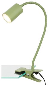 Lampada Da Tavolo Nordico Fleks Metallo Verde Lime Led Integrato 3,5W 3000K