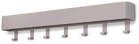 Attaccapanni da parete grigio tortora in metallo con scaffale 72 cm Dax Play – Spinder Design