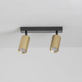 Brilagi - Spot LED dimmerabile SELE GOLDEN 2xGU10/6,5W/230V nero/oro