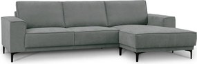 Divano angolare in grigio scuro (con penisola a destra) Copenhagen – Scandic