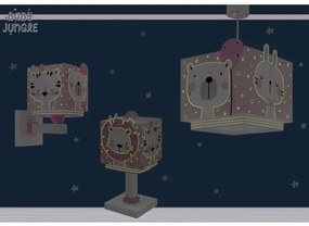 Dalber 63111S - Lampada per bambini JUNGLE 1xE14/8W/230V rosa