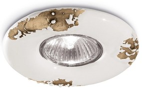 Spot Vintage Ceramica Bianca 1 Luce Gu10 11Cm